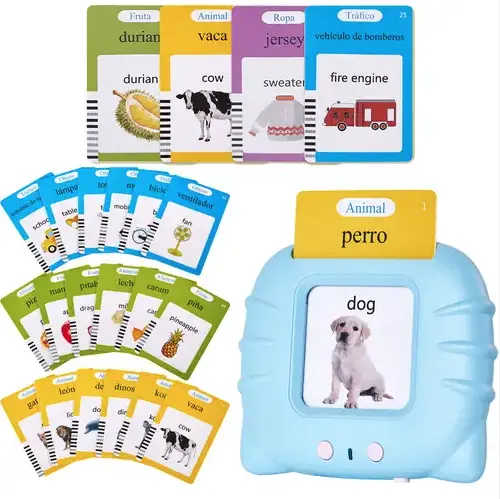 Early Education English Learning Device – Talking Flash Cards for Kids, Educational Toy