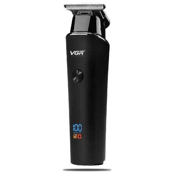 VGR V-937 Professional Hair Trimmer for Men | 500-Minute Runtime | 2000mAh Battery | Type-C Fast Charging | Smart LED Display | Stainless Steel T-Blade